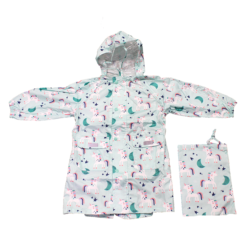 Children Winter Raincoat Impermeable Girls Rainwear Hiking Fashion Kids Polyester Waterproof Jacket