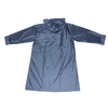 Adult Dark Blue Printed Polyester Rain Coats with Hood Waterproof Jacket