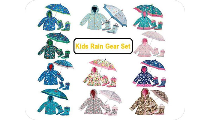 Kids Rain Gear Set