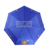 Portable Travel Compact Umbrella Folding Anti-UV Automatic Umbrella for Wind And Rain Adult Folding Umbrella Dark Blue with Bear Pattern
