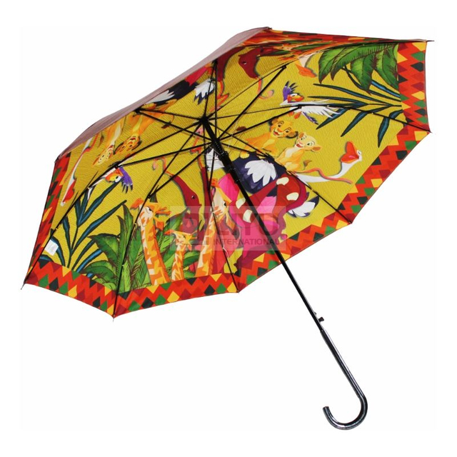 Long Stick Umbrella for rain Strong Windproof Waterproof Large Umbrellas Automatic Open Star Night Forest Animals Golf Umbrella
