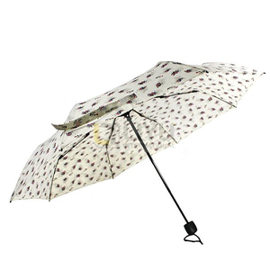 Adult Print Folding Umbrella Waterproof 8K Umbrella Women's Sun Umbrella 