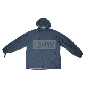 Adult Dark Blue Winter Jacket Outdoor Jacket Cold and Windproof Waterproof Thickened Jacket Raincoat with Hooded