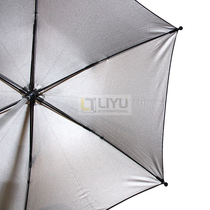 Universal Pram Parasol with 360° Black Adjustable Sun Shade for Baby