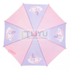 Unicorn Printed 8 Ribs Polyester Stick Kids Umbrellas with J Handle
