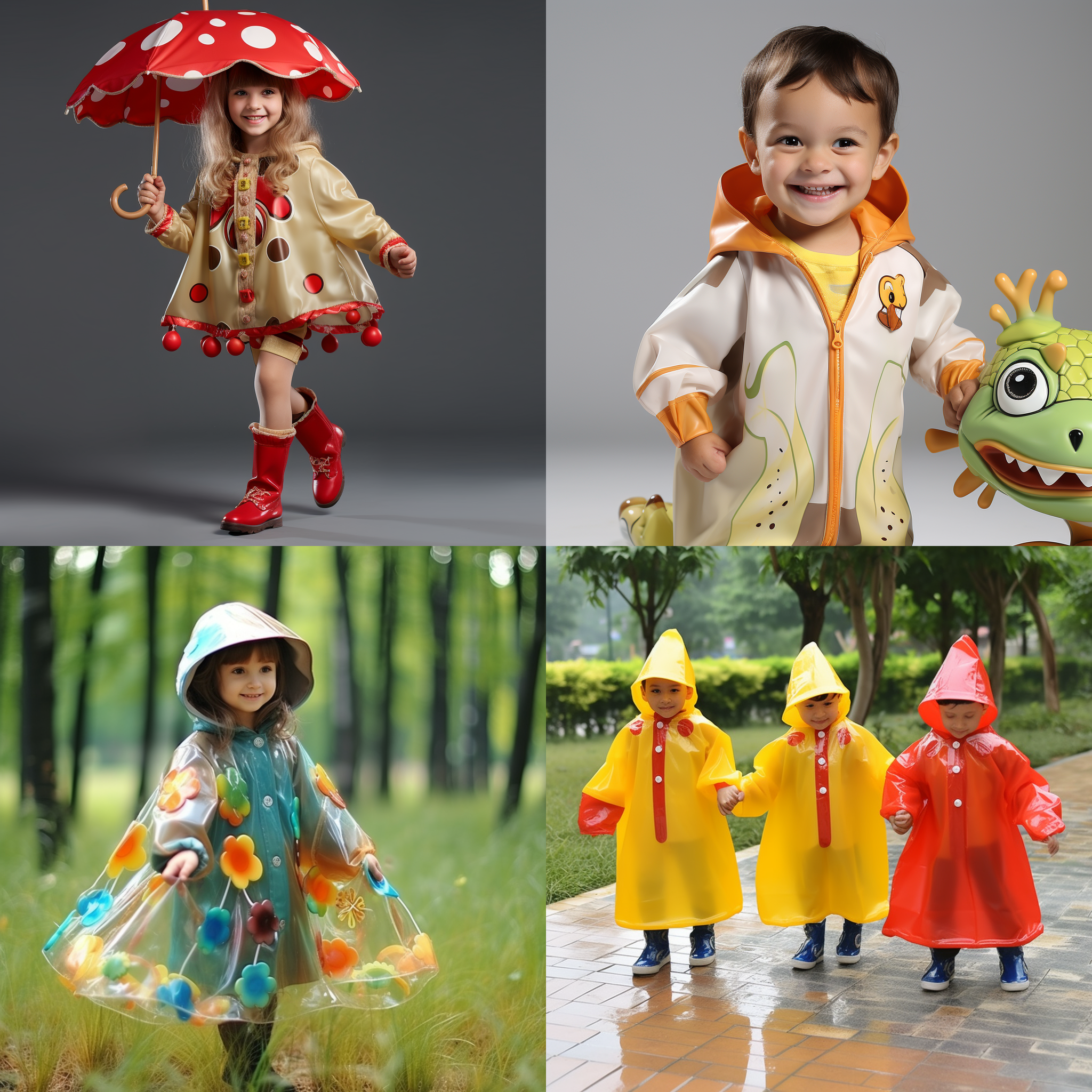  The trend of children's rain gear from China vendor