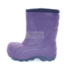 Waterproof Outdoor TPR Children's Rain Boots Wellington Mid-calf Purple Rain Boots