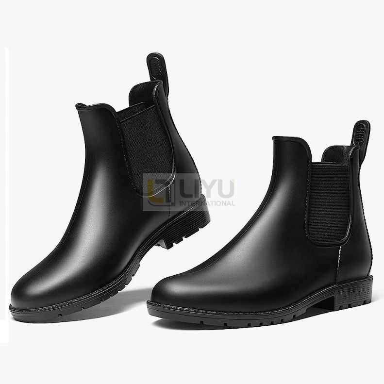 Wellington Boots Man Ankle Ladies Wellies Short Chelsea Booties Waterproof Rain Boots