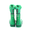 Green 3D Dinosaur Kids Plus Cotton Rubber Rain Boots Fashion Waterproof Wellington Boots