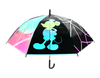 Adult Stick Colorful Umbrella POE Stick Umbrella with Hook Handle