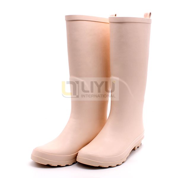 Women's Knee-high Wellies Wellington Rubber Rain Boots Waterproof Fashion Gumboots