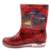 Glowing 3D Spider-Man Rain Boots for Kids Boy Wellington Boots PVC Wellies Kids PVC Rain Boots