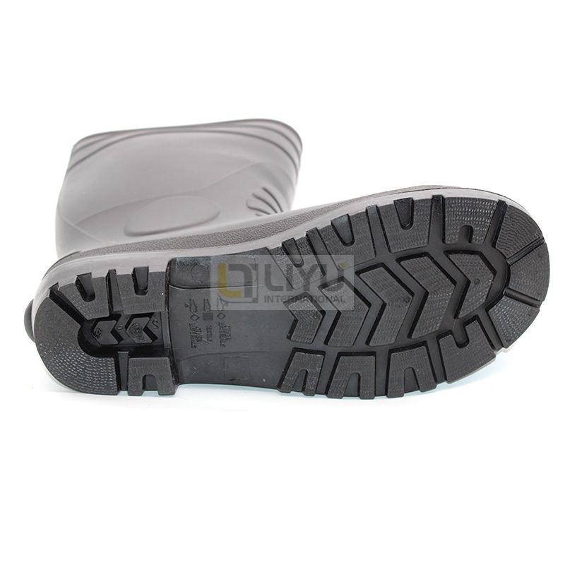 Men's PVC Labor Protection Boots High-top Safety Shoes Non-slip And Thickened Sole Anti-puncture
