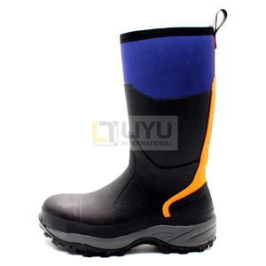 Waterproof Adult Wellington Mid-calf Outdoor Adventure Shoes Men's Rubber Boots