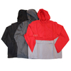 Adult Outdoor Jacket with Hooded Windbreaker Mountaineering Jacket Red Gray And Black