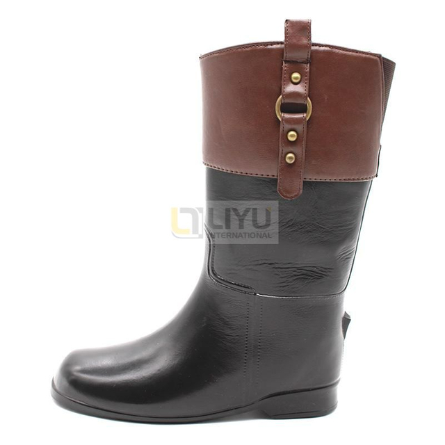 Slush Riding Boots Women's Outdoor Riding Boots Are Waterproof with Elastic Strip
