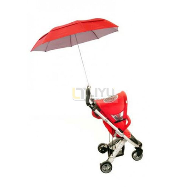 Universal Pram Parasol with 360° Adjustable Sun Shade for Baby Pram Umbrellas