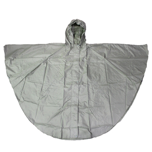 Adult Sage Ponchos Polyester Fabric Waterproof Quick-drying Rain Capes with Hat