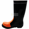Men's Rubber Safety Boots with Reflective Strips Protective & High-Visibility Work Footwear