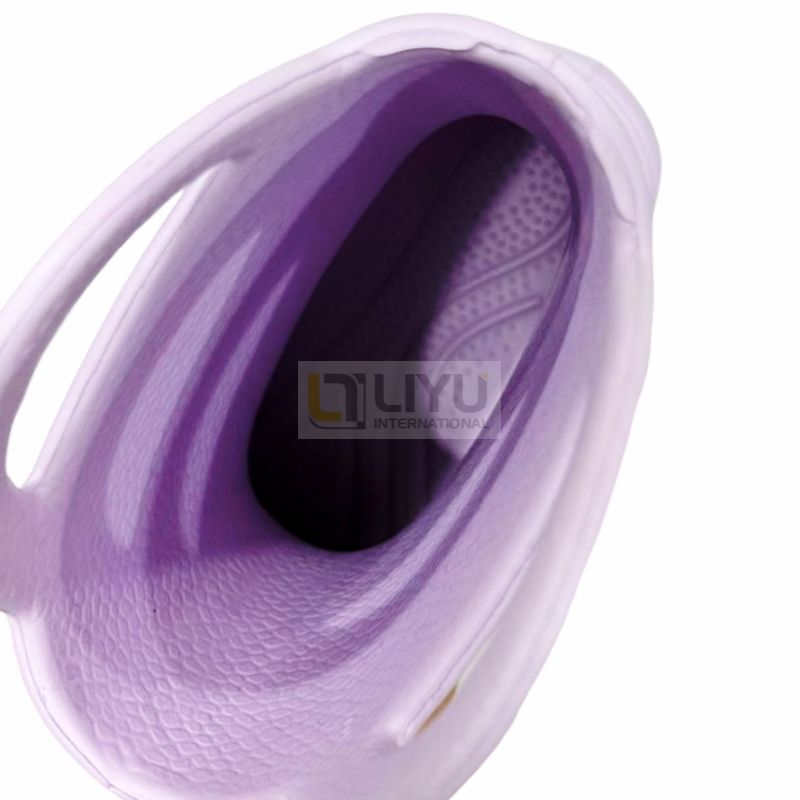 TPE Children's Plain Pink Rain Boots Ankle Rain Shoes