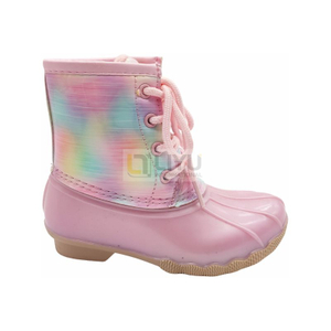 Snow Boots Kids Pink Fashion Winter Boots Warm Outdoor