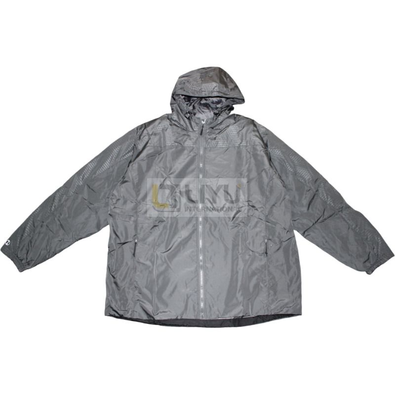 Hood Waterproof Gray Jacket Men's Windbreaker Clip Cotton Hardshell Waterproof And Breathable
