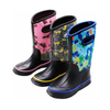 Kids Rain Boots Waterproof Insulated Rubber Neoprene Gumboots Seamless Outdoor Boots with Handles injection Boots for Snow Winter