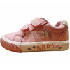 Children's Canvas Sneakers with Hook & Loop Closure – Lightweight Sports Shoes for Girls, Customizable Colors & Styles