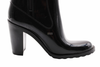 PVC Rainboot with Heel And High Boot Leg Squared Toe-end
