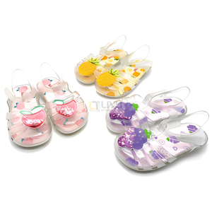 Children's Sandals Fruit Style Sandals Beach Shoes Girls Cartoon Pattern Slippers 