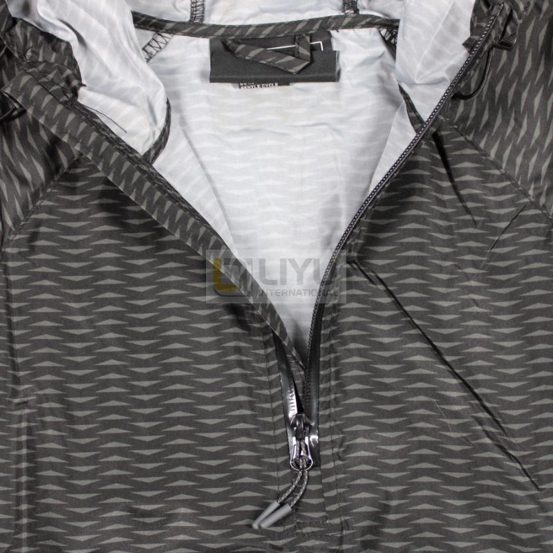 Black Winter Jacket Men's Raincoat Outdoor Jacket with Hood Waterproof Men's Windbreaker Waterproof Breathable