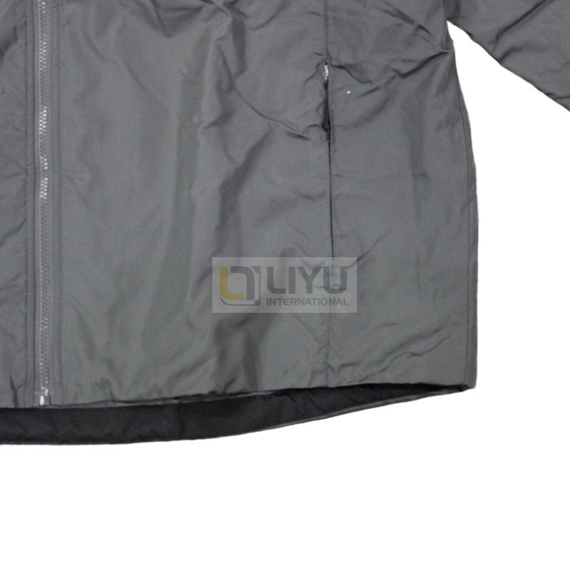 Hood Waterproof Gray Jacket Men's Windbreaker Clip Cotton Hardshell Waterproof And Breathable
