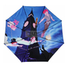 Auto Open Umbrella J Stick Handle Umbrella Windproof Unbreakable Fast Drying Rain Umbrella Waterproof for Men And Women