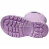TPE Children's Plain Pink Rain Boots Ankle Rain Shoes