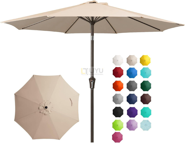 Beach Umbrella 8 Ribs Square Patio Umbrella Replacement Canopy Hanging Offset Cantilever Outdoor Patio Umbrella Cover Canopy 8 Rib Replacement Top for Backyard Garden Beach Yard Table