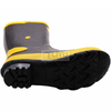 Black & Yellow Men's Rubber Safety Boots – Heavy-Duty, Protective & High-Visibility Work Footwear