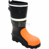 Men's Anti-Collision Rubber Safety Boots with Reflective Strips Protective & High-Visibility Work Footwear