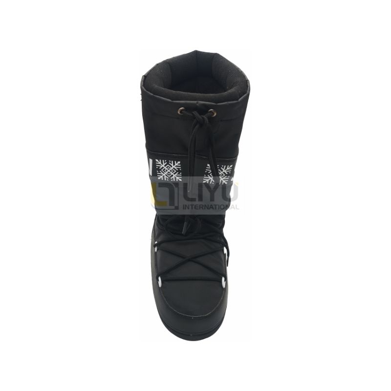 Moon Boots Adult Snow Boots Black Boots Fashion Winter Boots Warm Outdoor Mid-calf Uggs