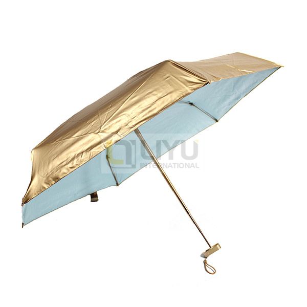 Ultra Compact Umbrella Mini Folding Umbrella with Anti-UV Coating for Travel 