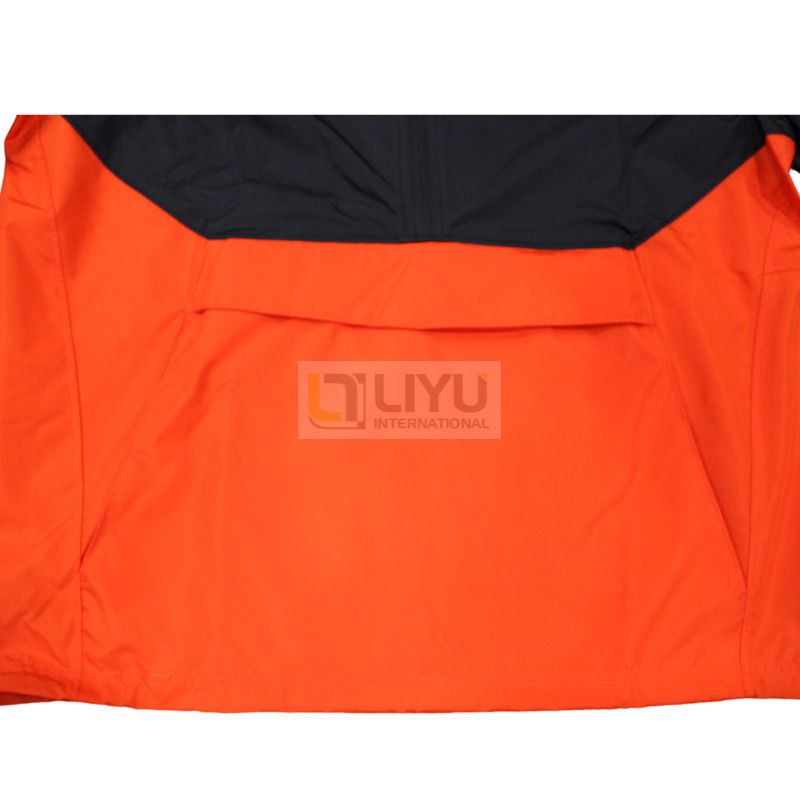Detachable Hood Waterproof Rain Yellow Color Jacket Men's Windbreaker
