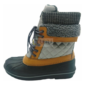Adult Mid-Calf Waterproof Winter Snow Boots Hiking Boots Thickened Outdoor