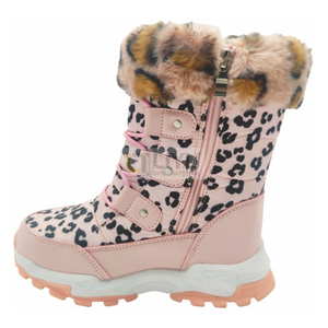 Kids Winter Snow Boots Waterproof Shoes Walking Comfortable Hiking Tennis Booties Furry Mid Calf Warm Lightweight