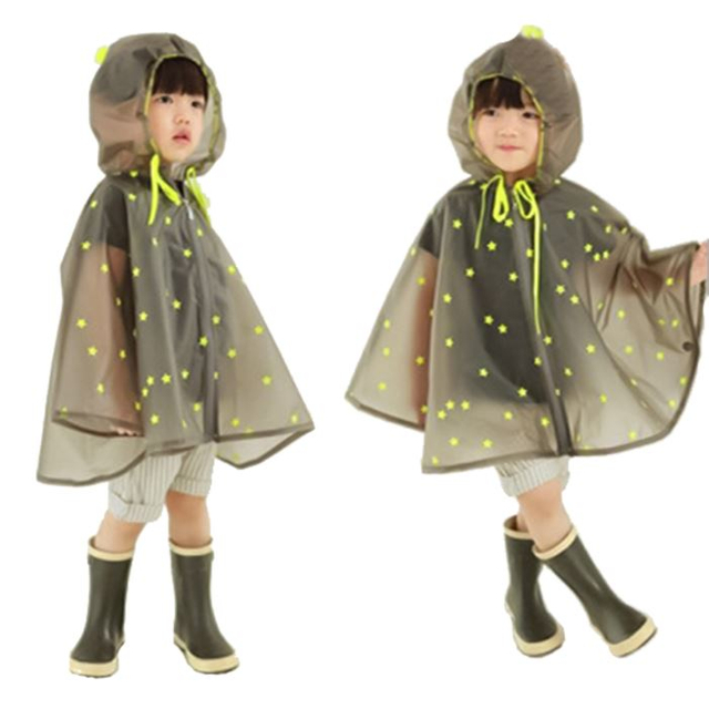 Kids Print Rain Cape