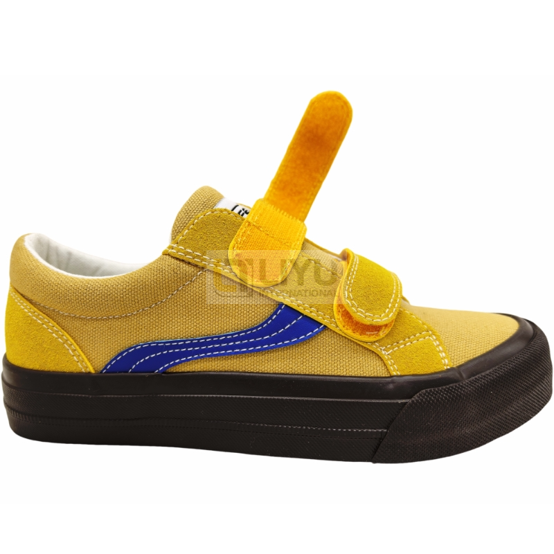 Children's Canvas Sneakers with Hook & Loop Closure – Lightweight Sports Shoes for Boys & Girls (Spring/Autumn), Customizable Colors & Styles