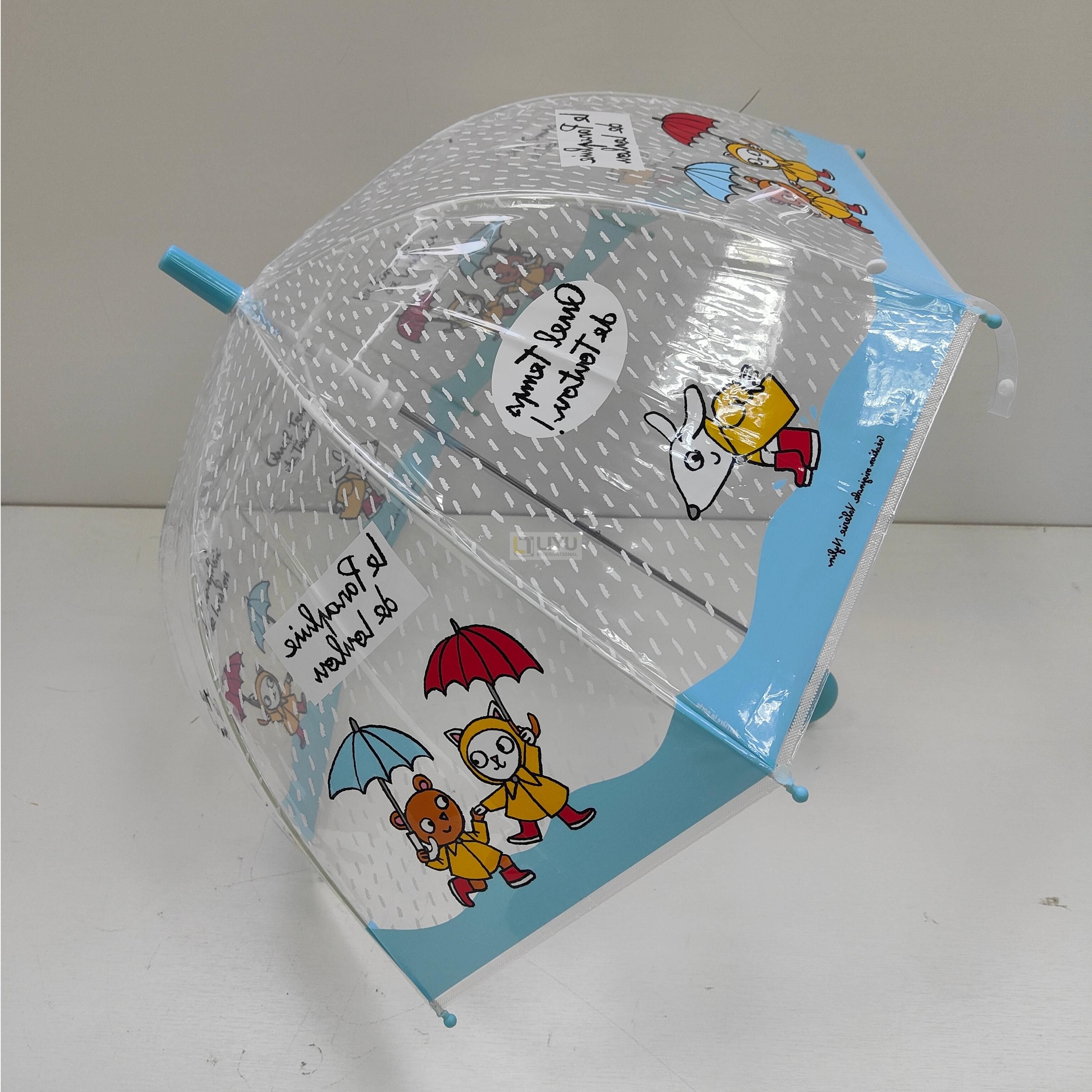 POE Cartoon Umbrella Waterproof Apollo Umbrella Bubble Umbrella Boys And Girls Umbrella