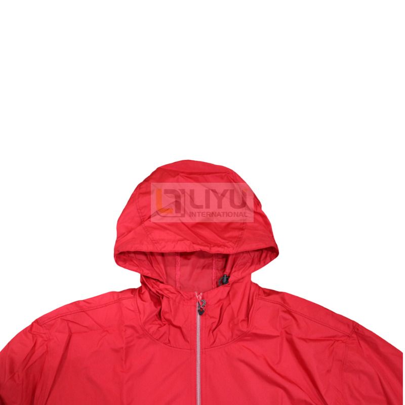 Hood Waterproof Rain Yellow Color Jacket Men's Windbreaker