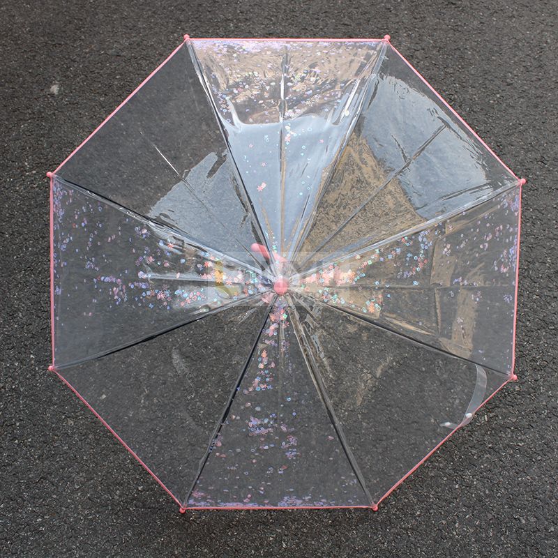 POE Glitter Umbrella for Kids Girls Umbrella