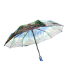 Adult Folding Umbrella Blue Umbrella Automatic Open And Close Umbrella Waterproof Outdoor Umbrella