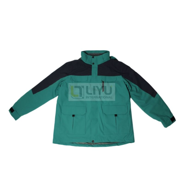 Black and Green Winter Jacket Outdoor Jacket Cold and Windproof Waterproof Double Jacket Rain Coats