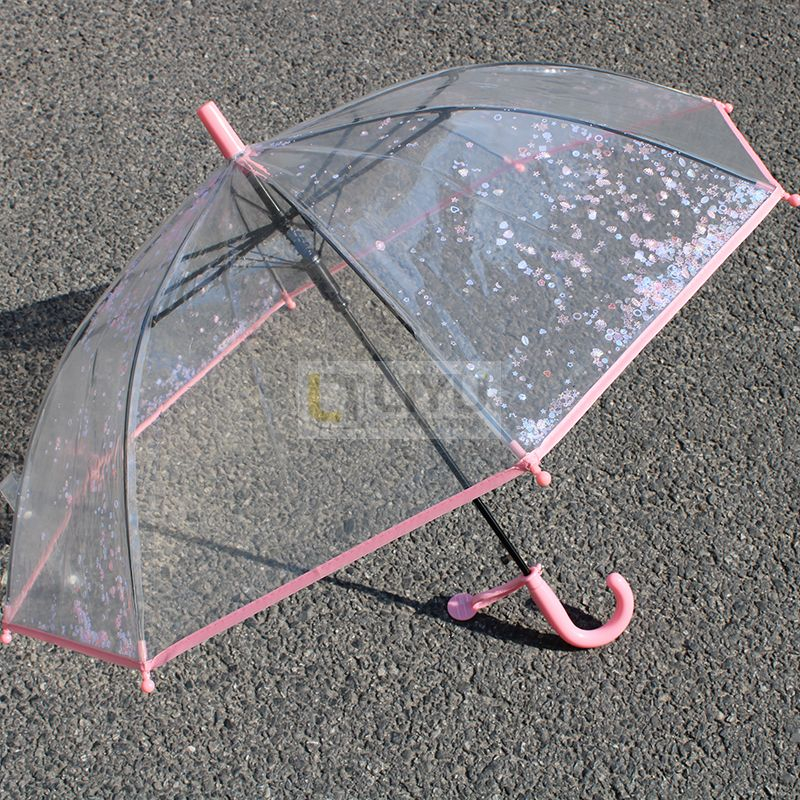 POE Glitter Umbrella for Kids Girls Umbrella